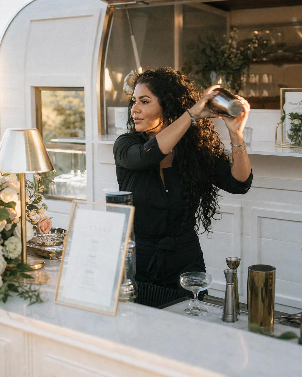 Cindy, Co-Founder · Lead Mixologist at The Pour